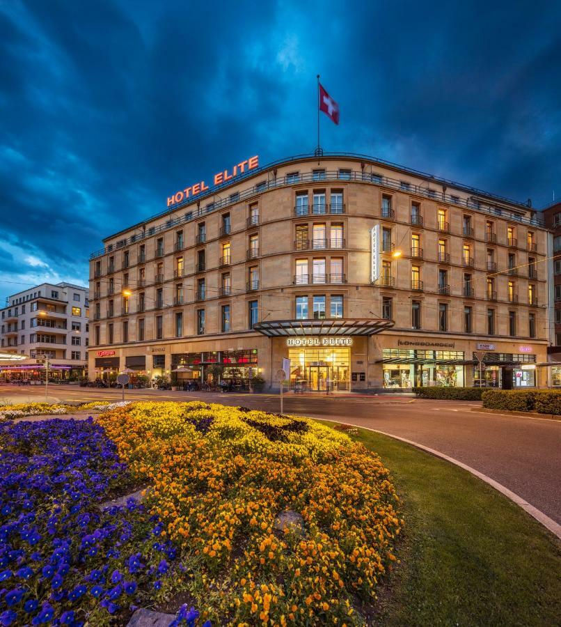 Art Deco Hotel Elite Biel Kültér fotó